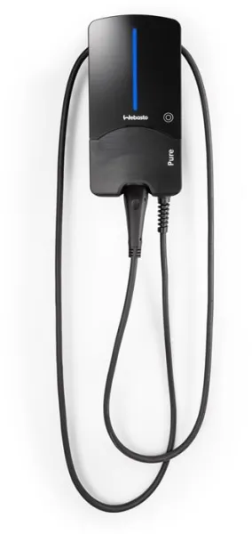 Webasto Pure Ladebox 22 kW Typ 2 Black Edition mit 4,5 m Kabel - Integriertes Typ B Fehlerstromrelais